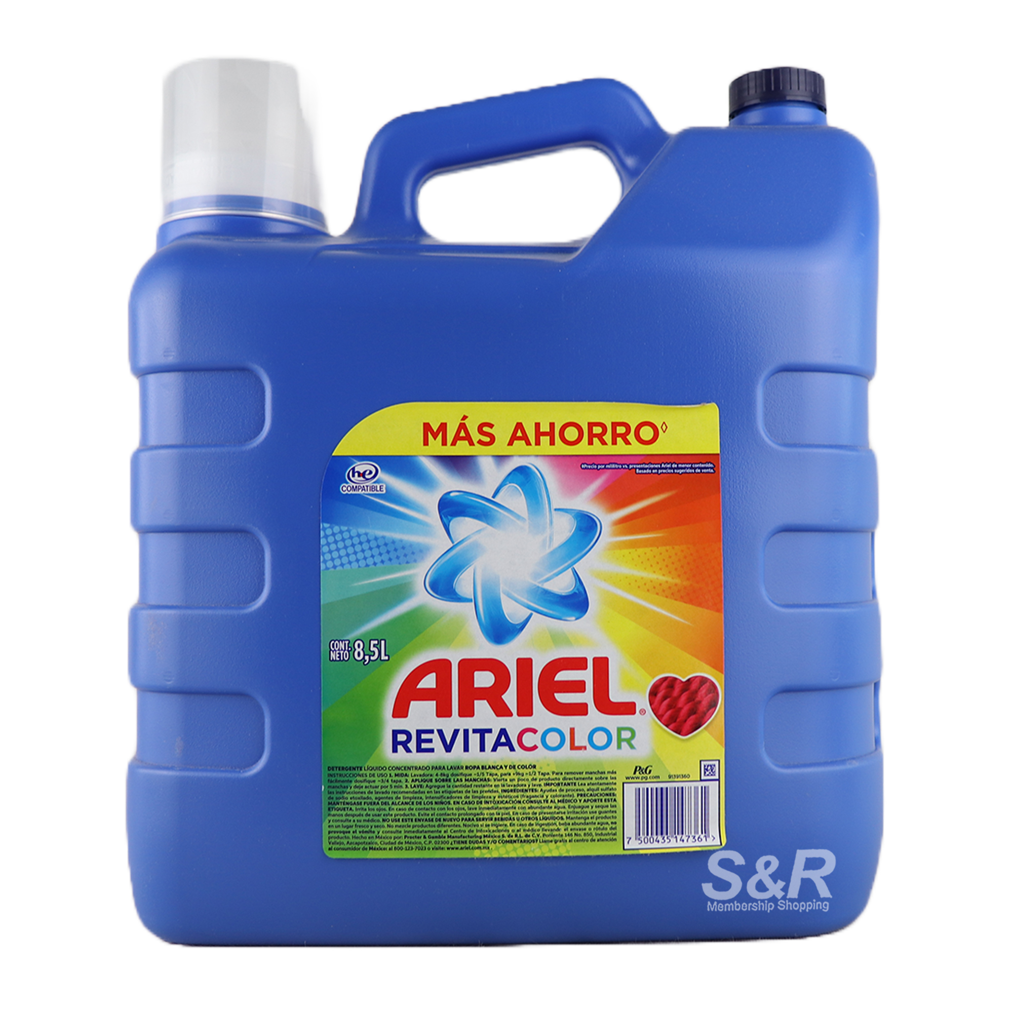Ariel Liquid Detergent Revitacolor 8.5L Ariel Liquid Detergent Revitacolor 8.5L